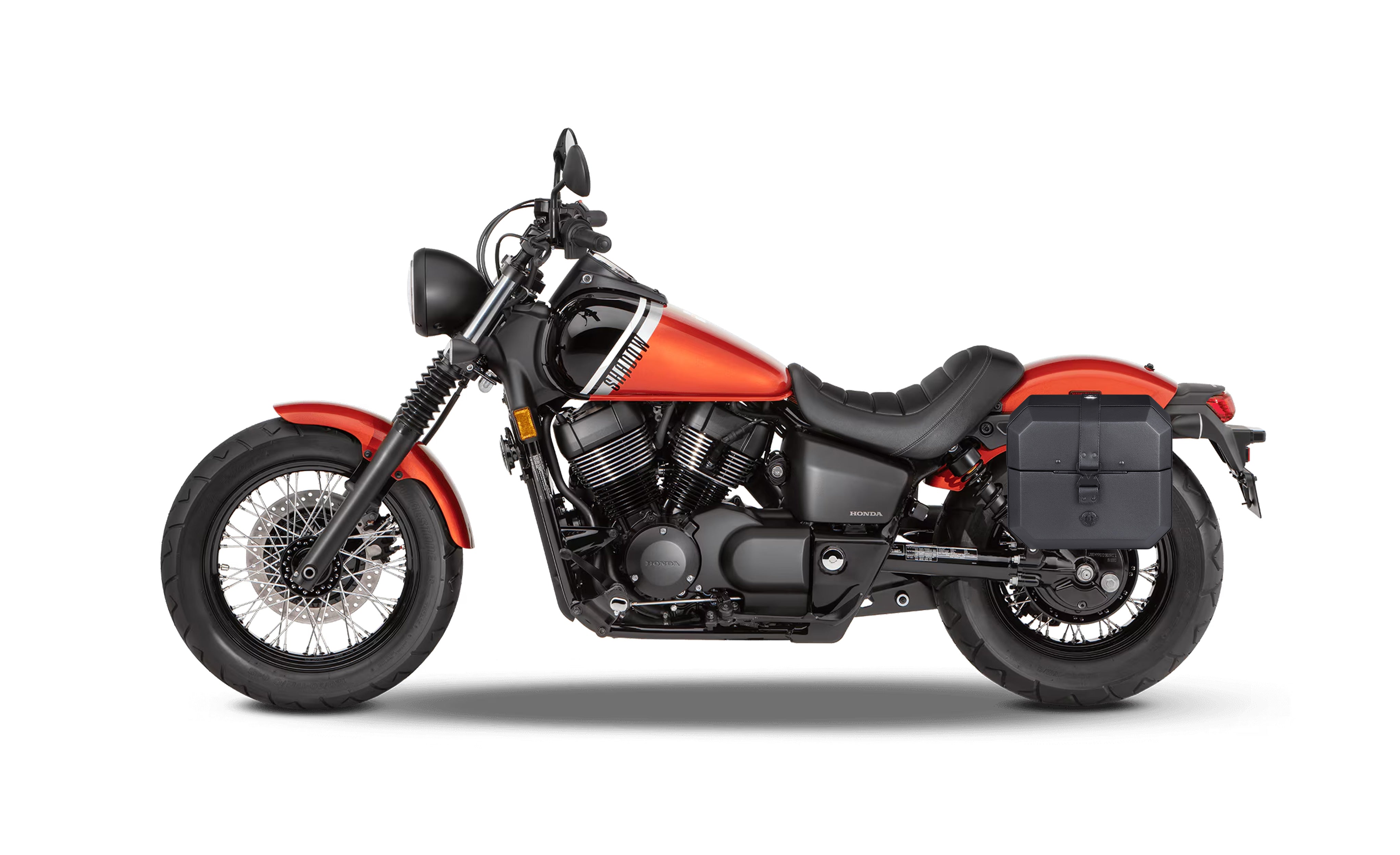 Viking 10L Outlaw Small Quick Mount 2024 Honda Shadow Phantom 750 Hard Solo Saddlebag Left Only Bag On Bike @expand
